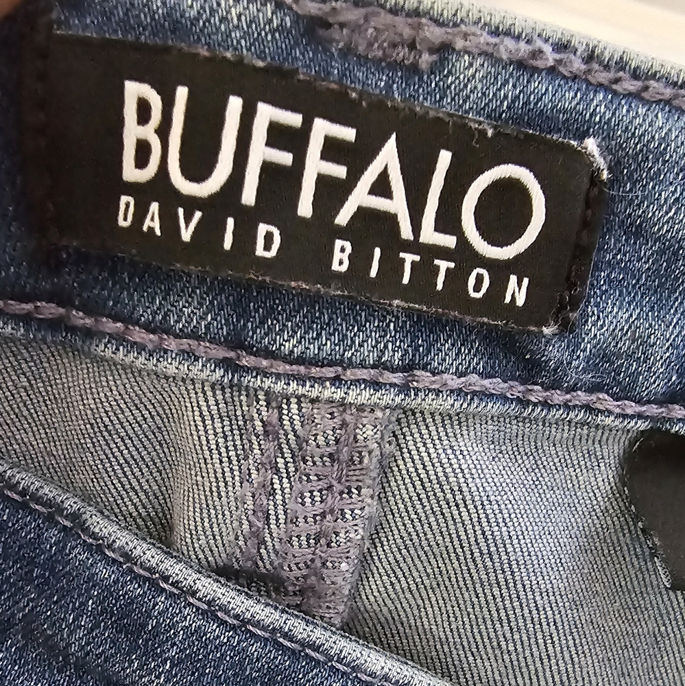 David Bitton, size 12 high rise,  straight leg stretch denim pants, worn once.